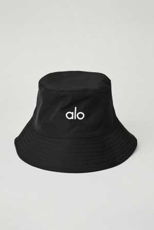 Men Alo Yoga Fundamental Bucket Hat Black | India 62917-SRDM