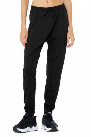 Women Alo Yoga Conquer Revitalize Pant Black | India 16907-RCSZ