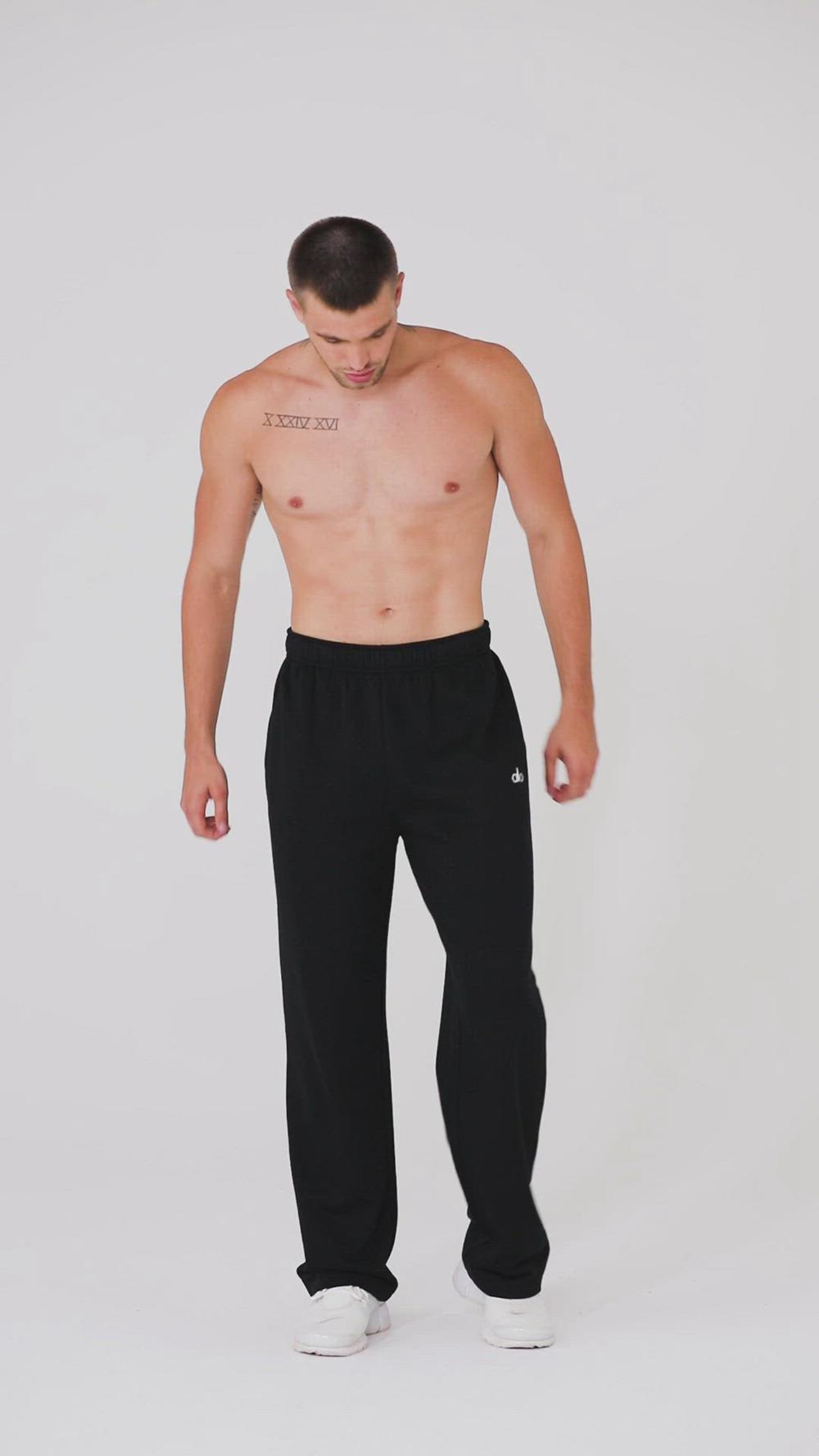 Men Alo Yoga Accolade Straight Leg Sweatpant Limestone | India  18067-NFOG