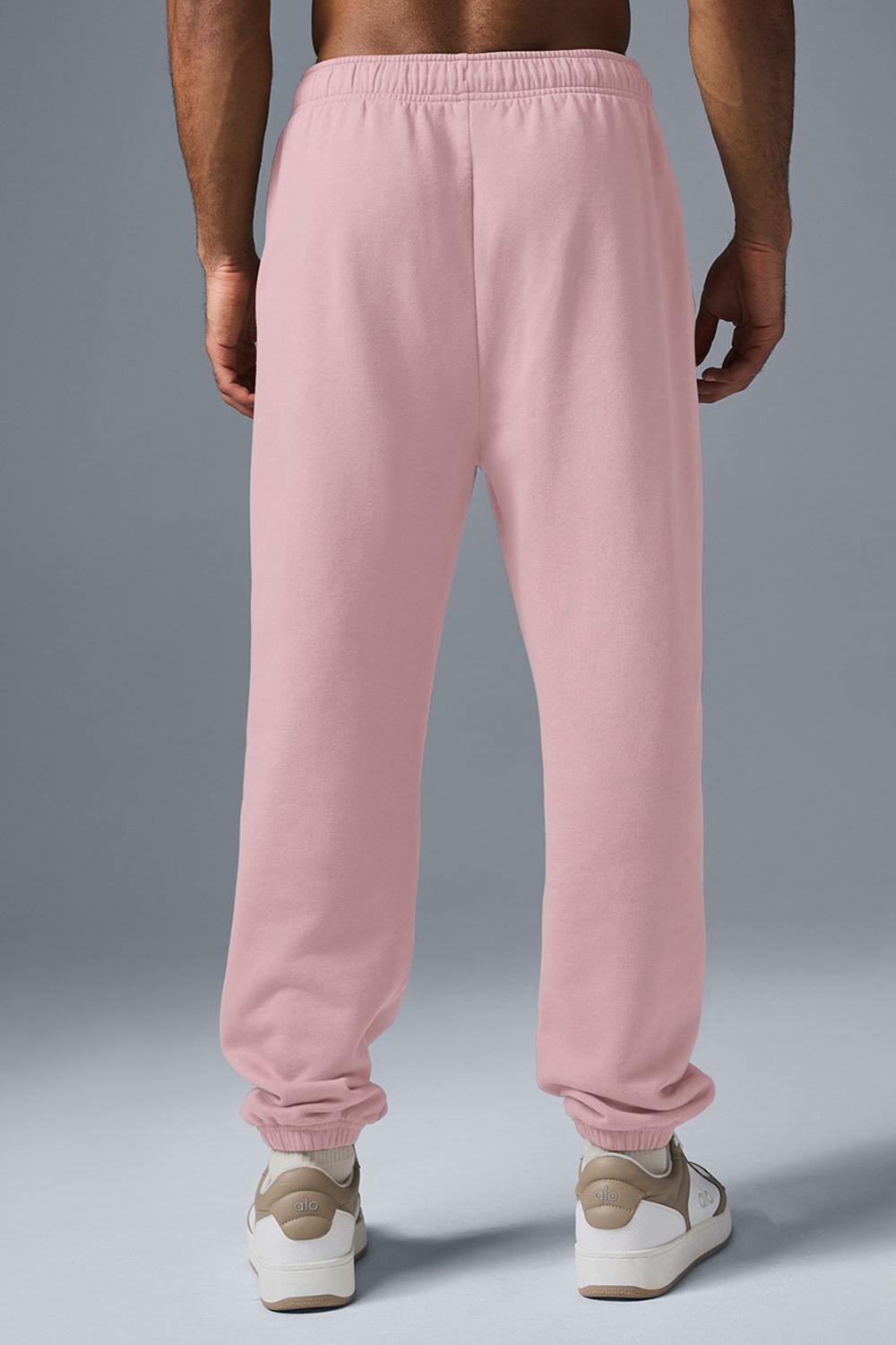 Men Alo Yoga Accolade Sweatpant Ballet Pink | India  05196-XTOQ