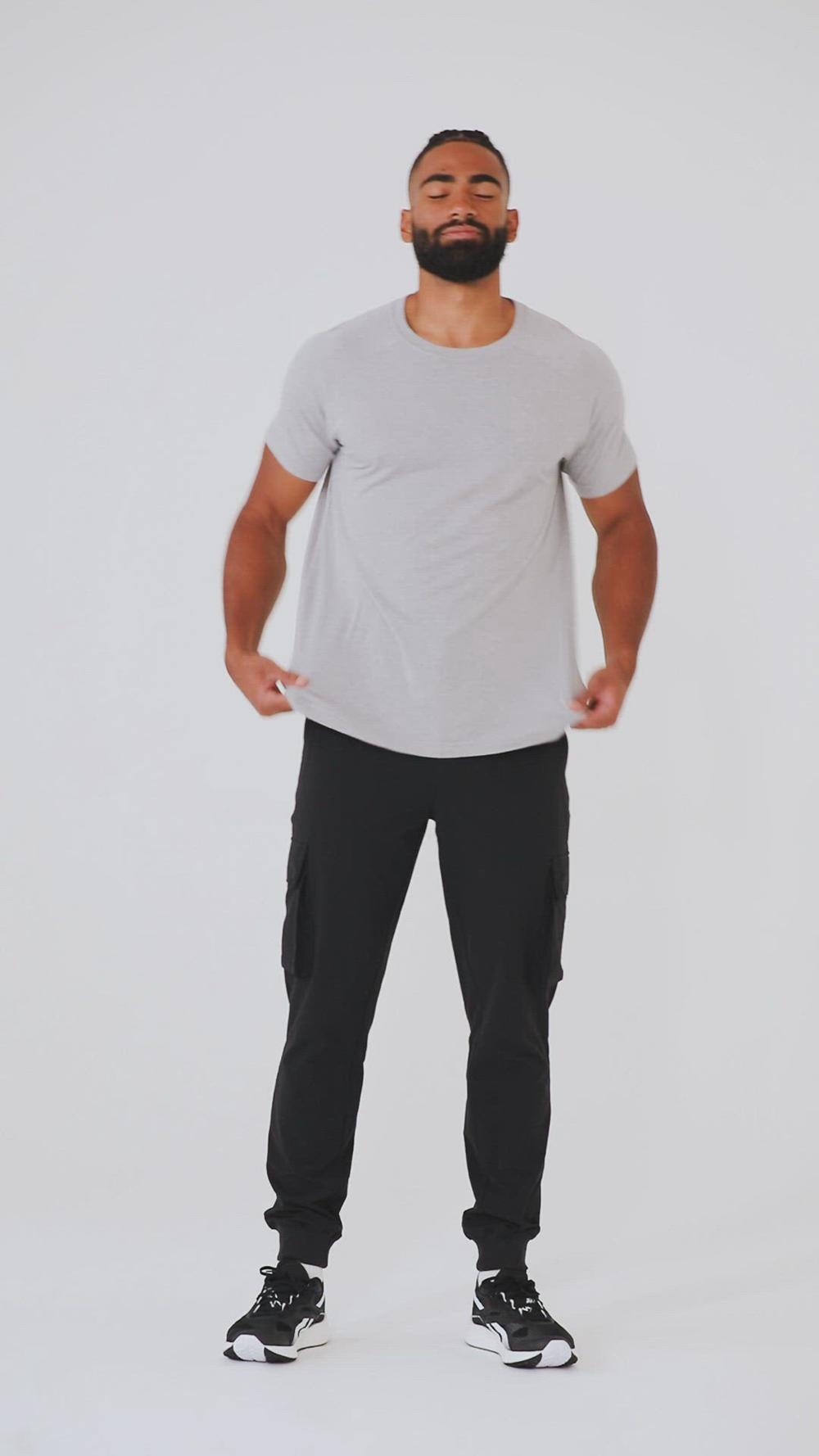 Men Alo Yoga Triumph Raglan Tee Espresso | India  08946-CZMN