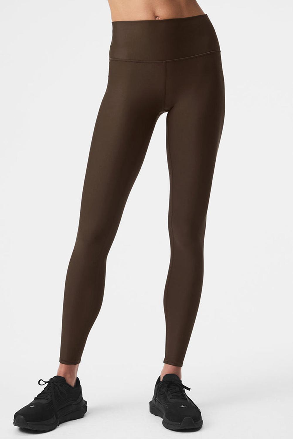 Women Alo Yoga 7/8 High-Waist Airlift Legging Espresso | India  38975-UWRS