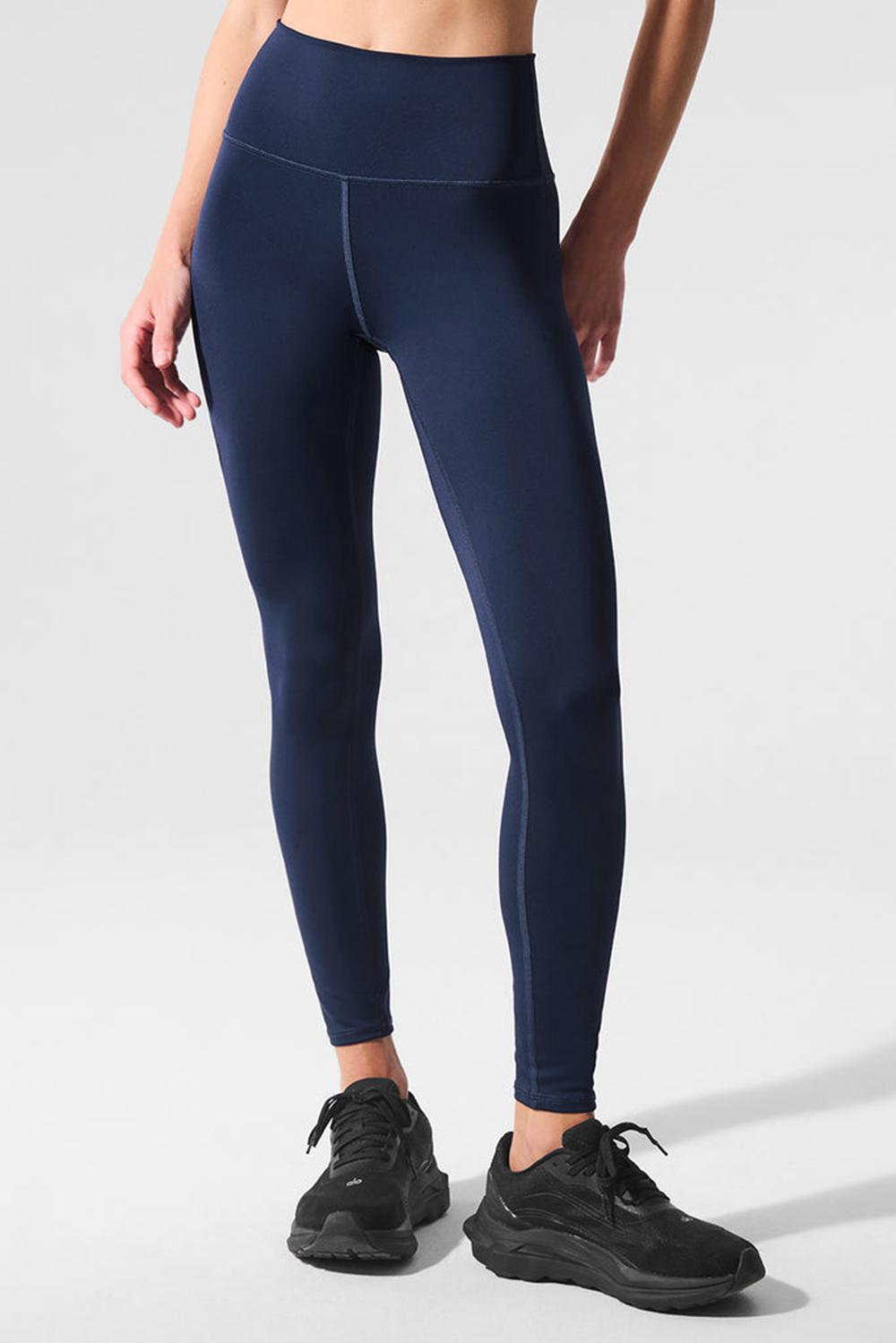 Women Alo Yoga 7/8 High-Waist Airlift Legging Navy | India  54129-ERGC
