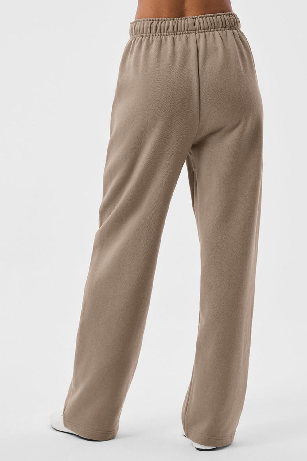 Women Alo Yoga Accolade Straight Leg Sweatpant Gravel | India  82137-UPZI