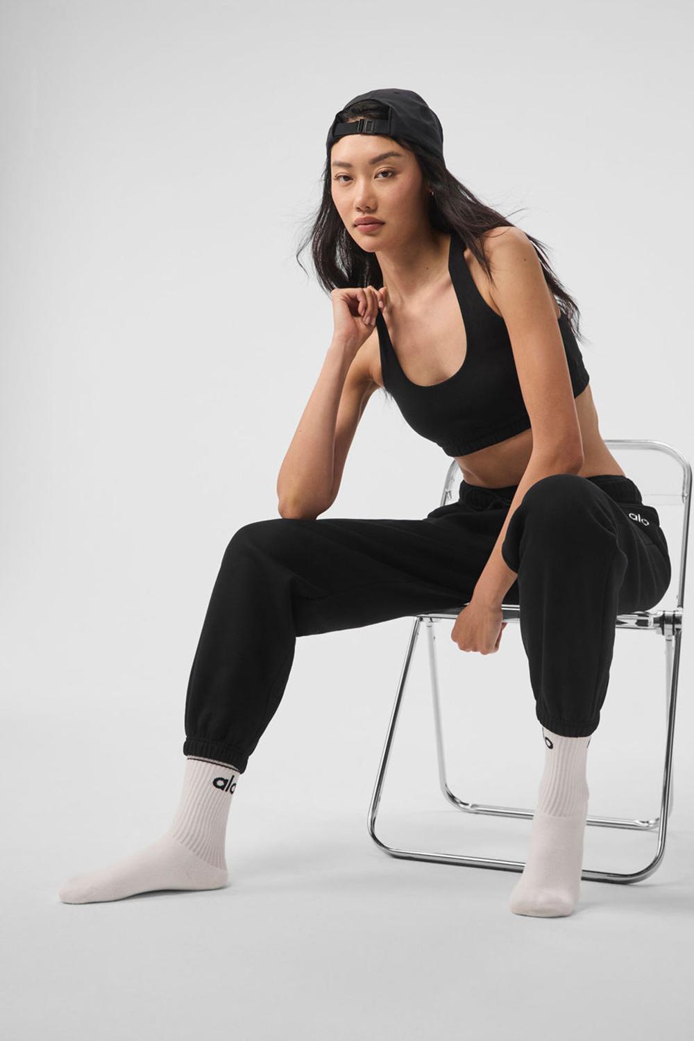 Women Alo Yoga Accolade Sweatpant Black | India  18067-NXLU