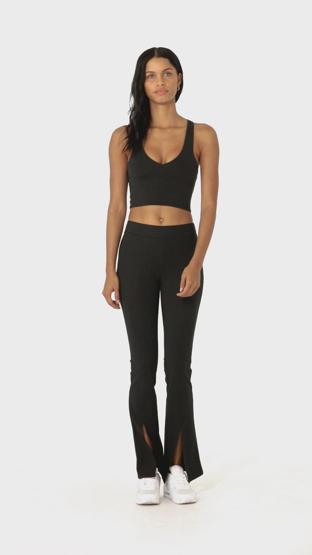 Women Alo Yoga Airbrush High-Waist Flutter Legging Espresso | India  28941-SKDB