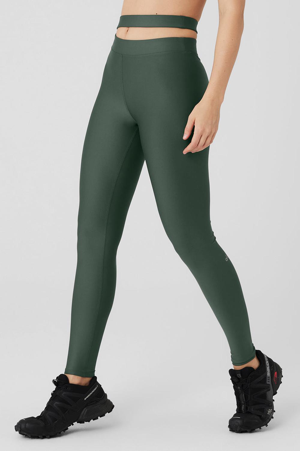 Women Alo Yoga Airlift High-Waist All Access Legging Dark Cactus | India  80462-LRJM