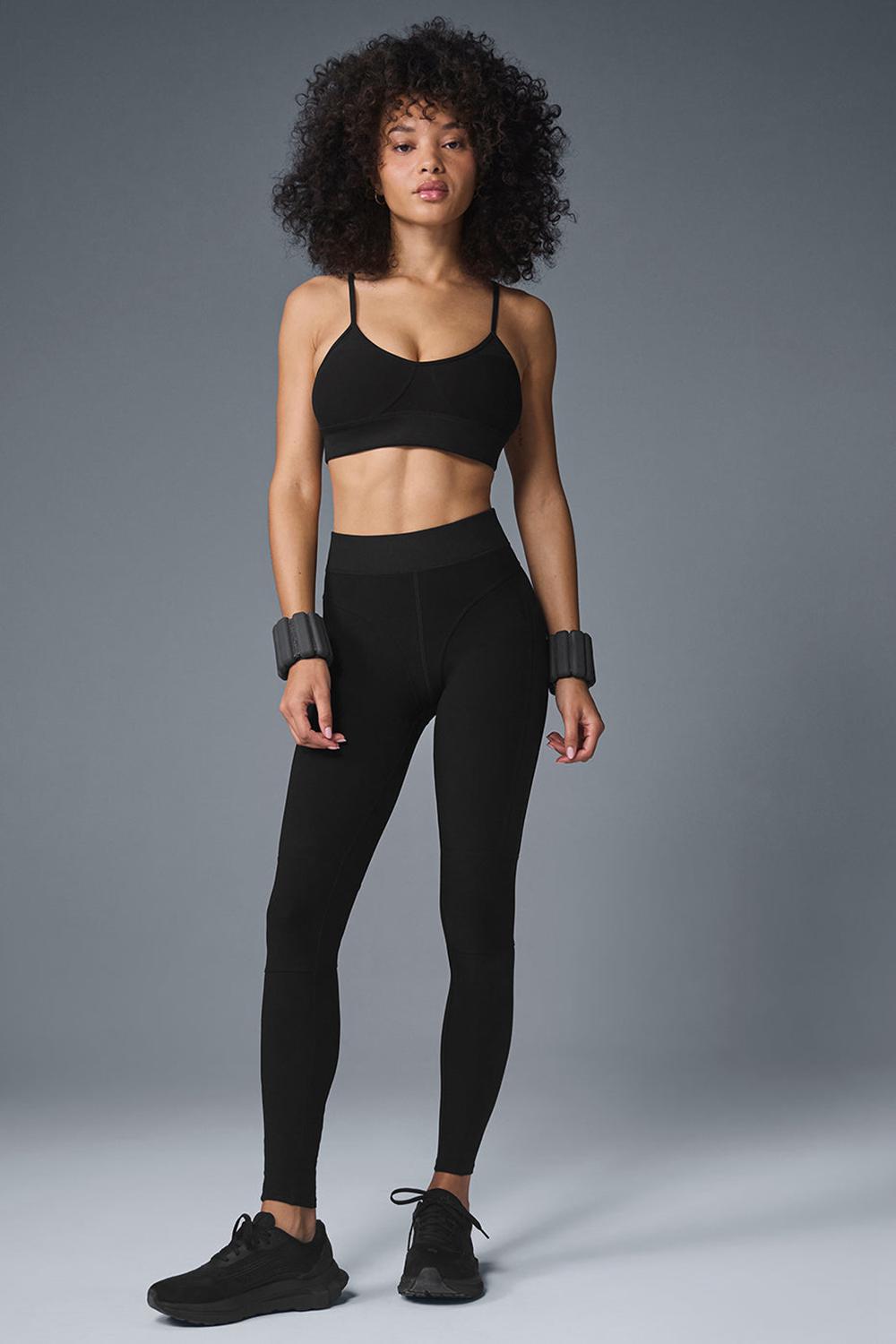 Women Alo Yoga Alosoft High-Waist Head Start Legging Black | India  59281-OFUK