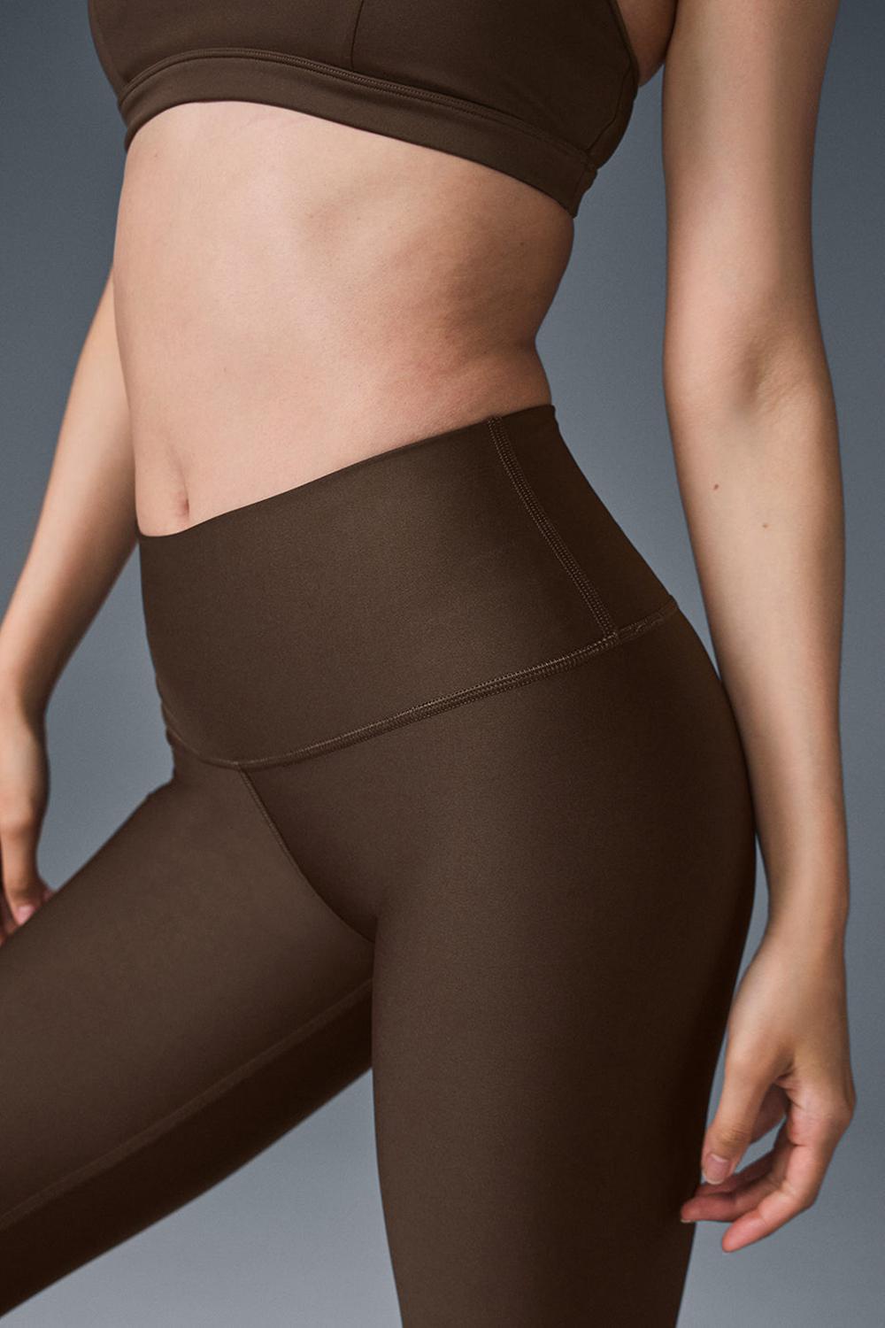 Women Alo Yoga High-Waist Airlift Legging Espresso | India  76150-FCSG