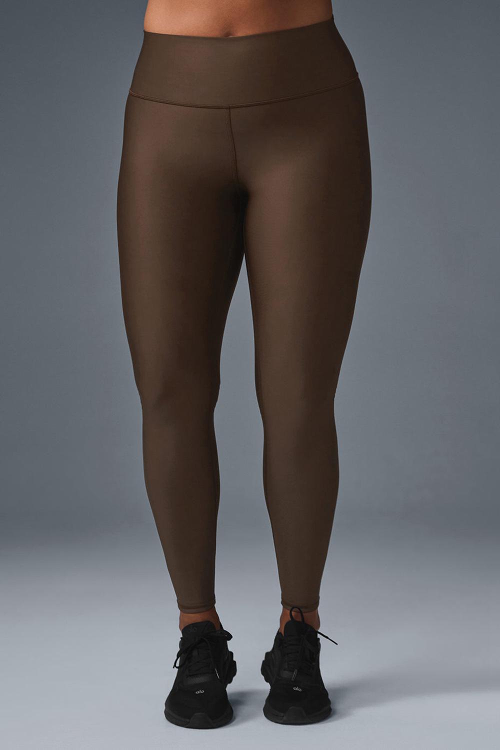 Women Alo Yoga High-Waist Airlift Legging Espresso | India  76150-FCSG