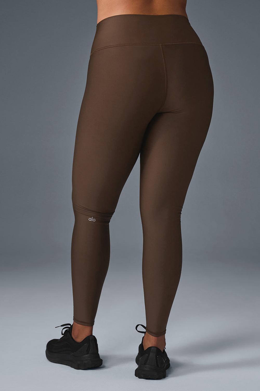 Women Alo Yoga High-Waist Airlift Legging Espresso | India  76150-FCSG