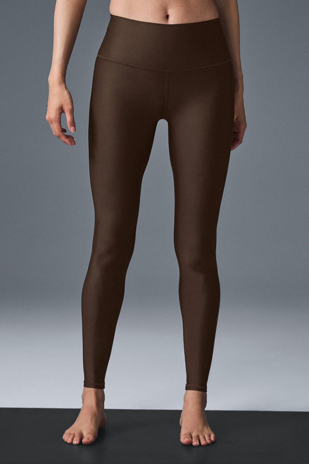 Women Alo Yoga High-Waist Airlift Legging Espresso | India  76150-FCSG