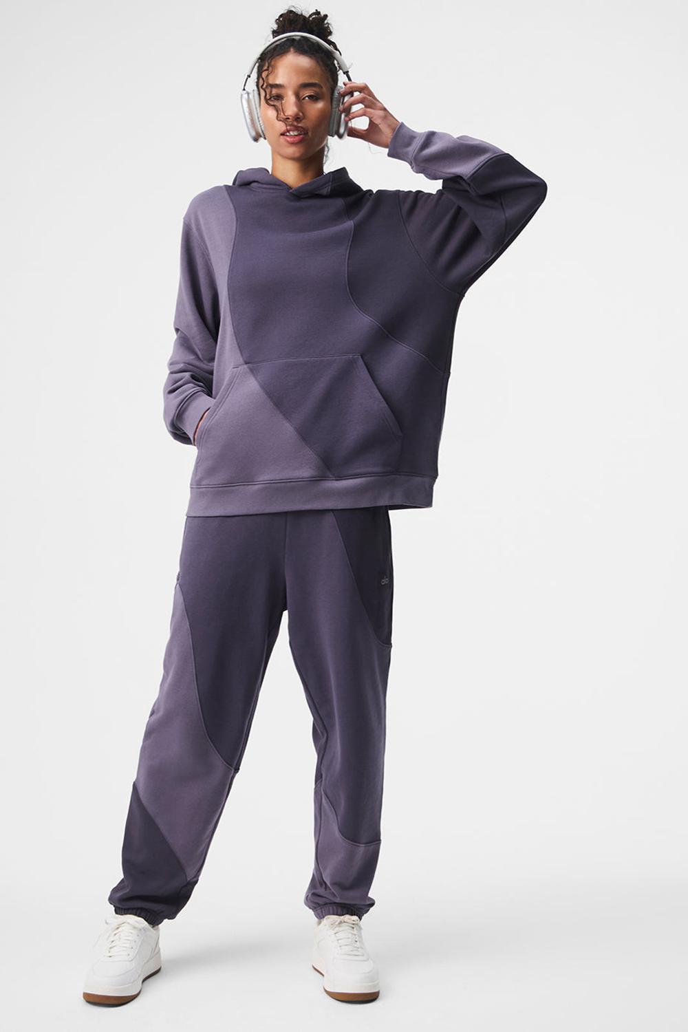 Women Alo Yoga Make Waves Sweatpant Italian Plum Tonal | India  47130-MSQP