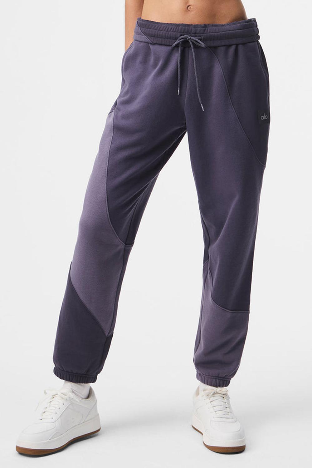 Women Alo Yoga Make Waves Sweatpant Italian Plum Tonal | India  47130-MSQP
