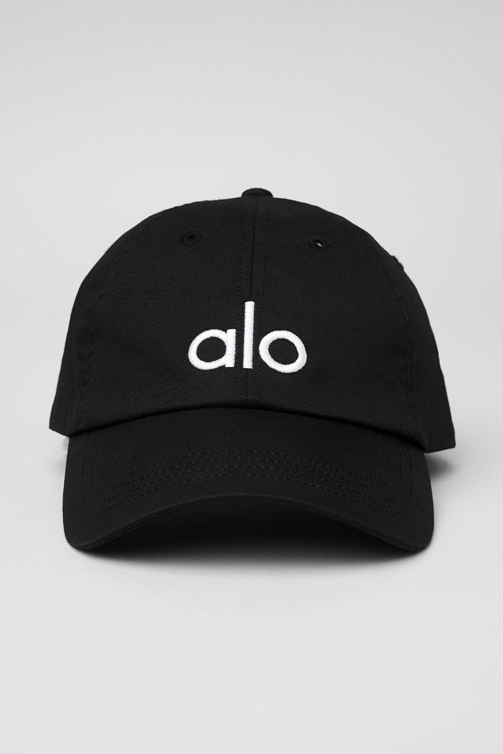Women Alo Yoga Off Duty Hats Cap Black / White | India  38279-DIOG