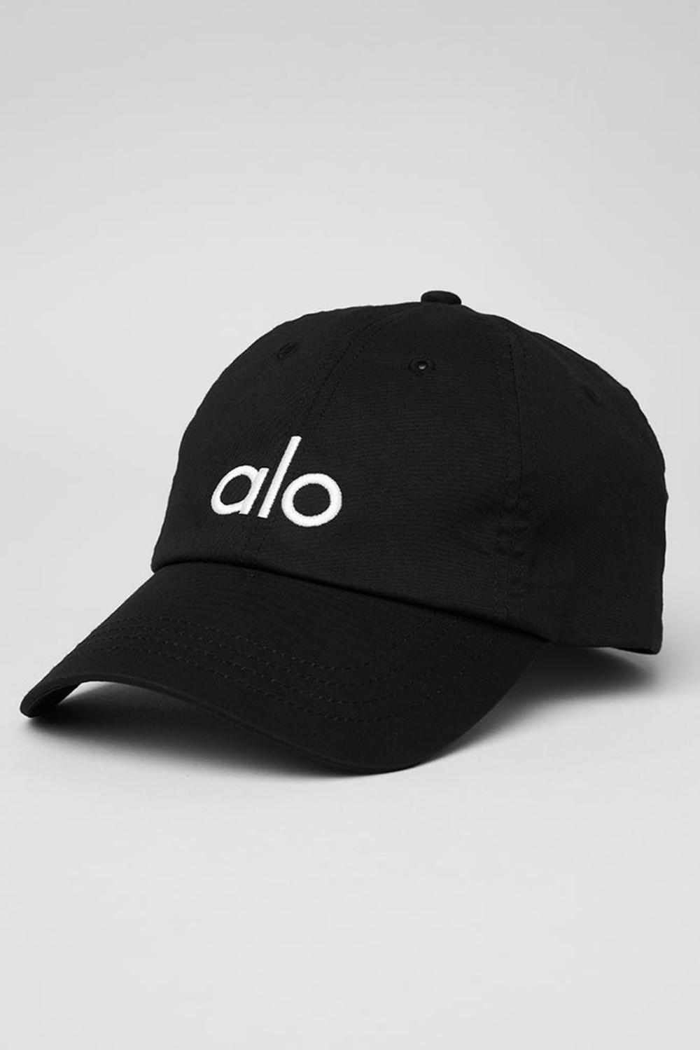 Women Alo Yoga Off Duty Hats Cap Black / White | India  38279-DIOG