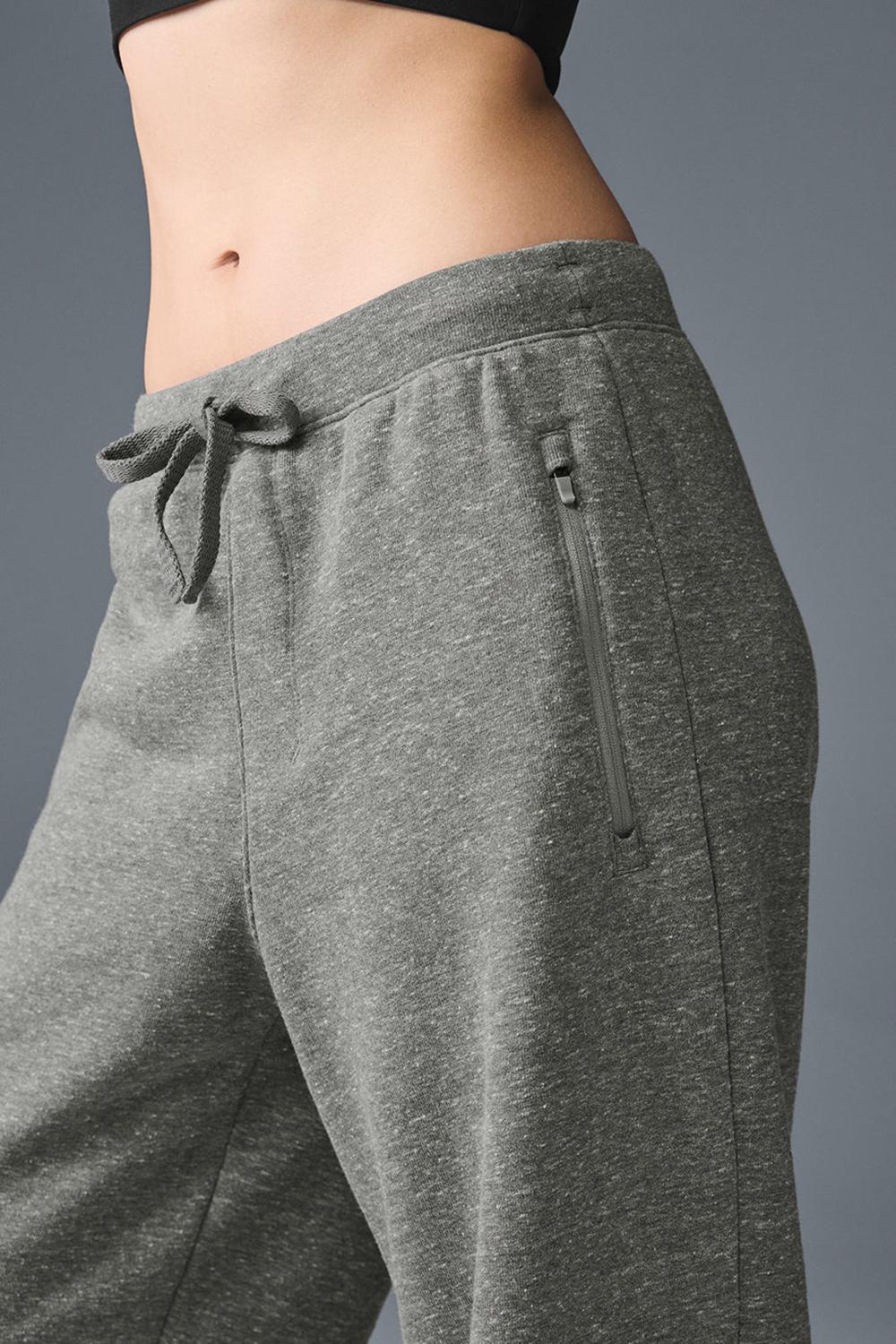 Women Alo Yoga Triumph Restore Sweatpant Grey Triblend | India  27865-KOSY