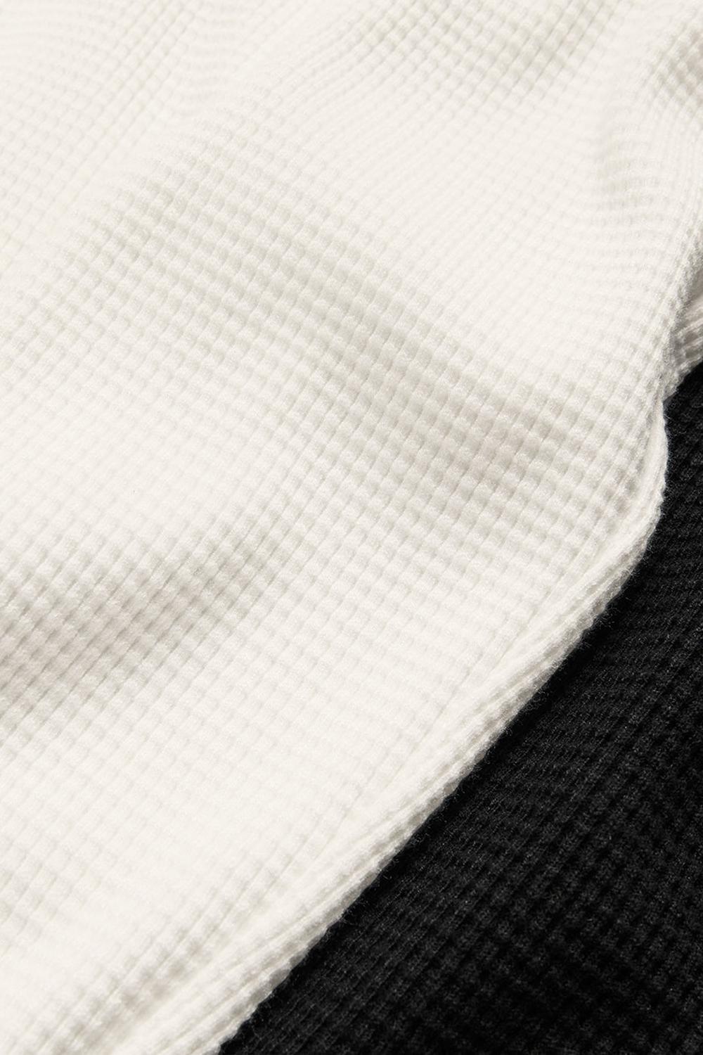 Women Alo Yoga Waffle Weekend Escape Mock Neck Long Sleeve Ivory | India  95243-MYQL